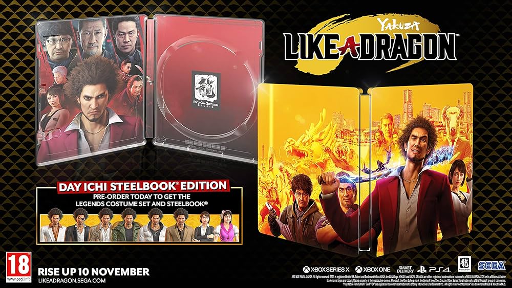 Yakuza: Like a Dragon [ستيلبوك][جديد-Sealed]